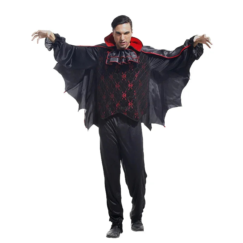 Déguisement Vampire à Cape Chauve-souris Stylé