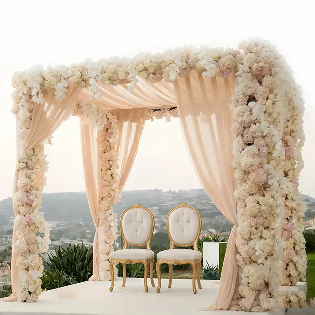 Drapé Arche Mariage en Tulle