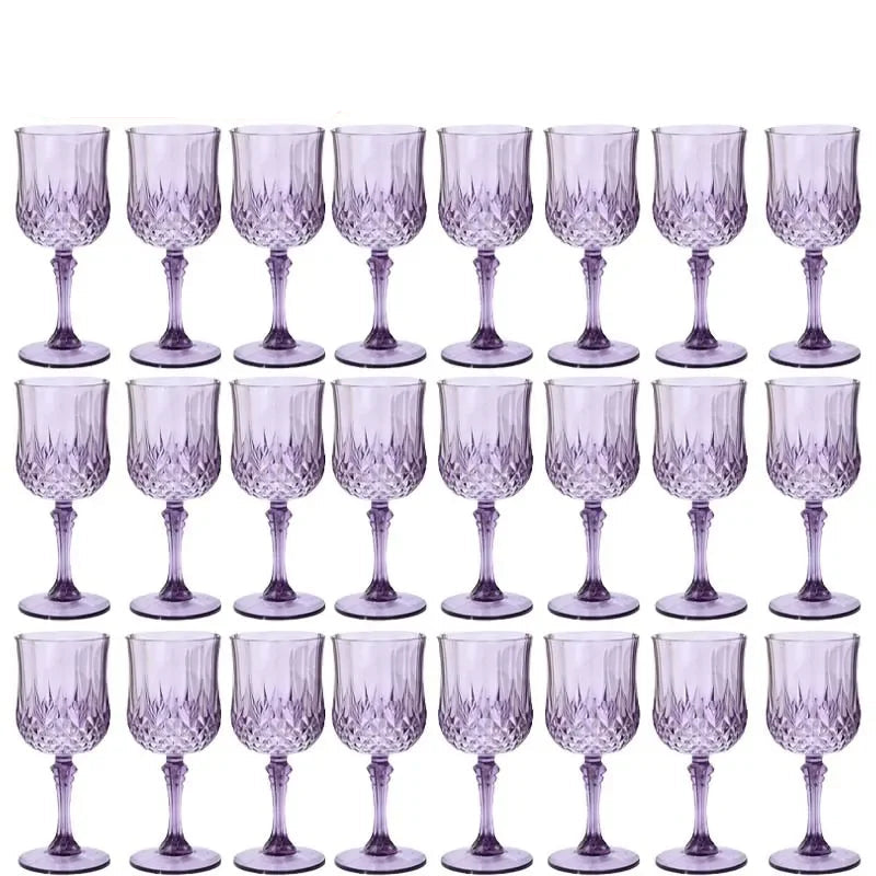 Ensemble de Verres à Vin Incassable Violet Unique