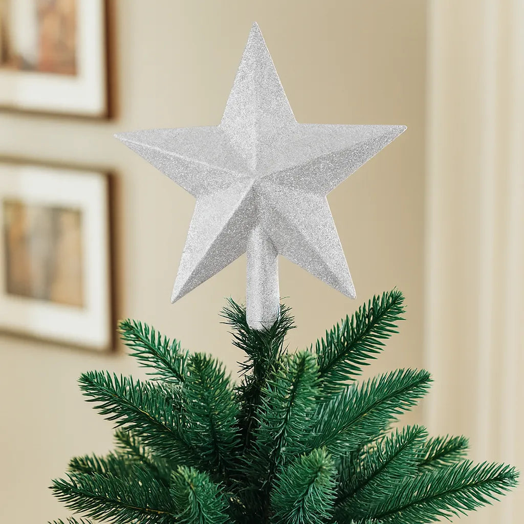 Etoile Sapin de Noël Argent.