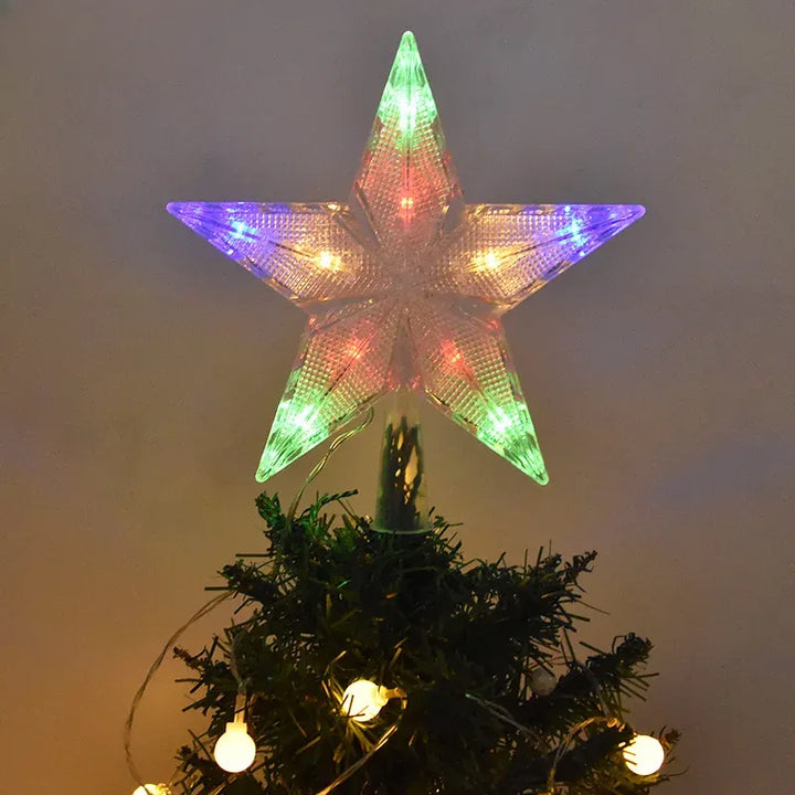 Etoile de Sapin Moderne Multicolore.