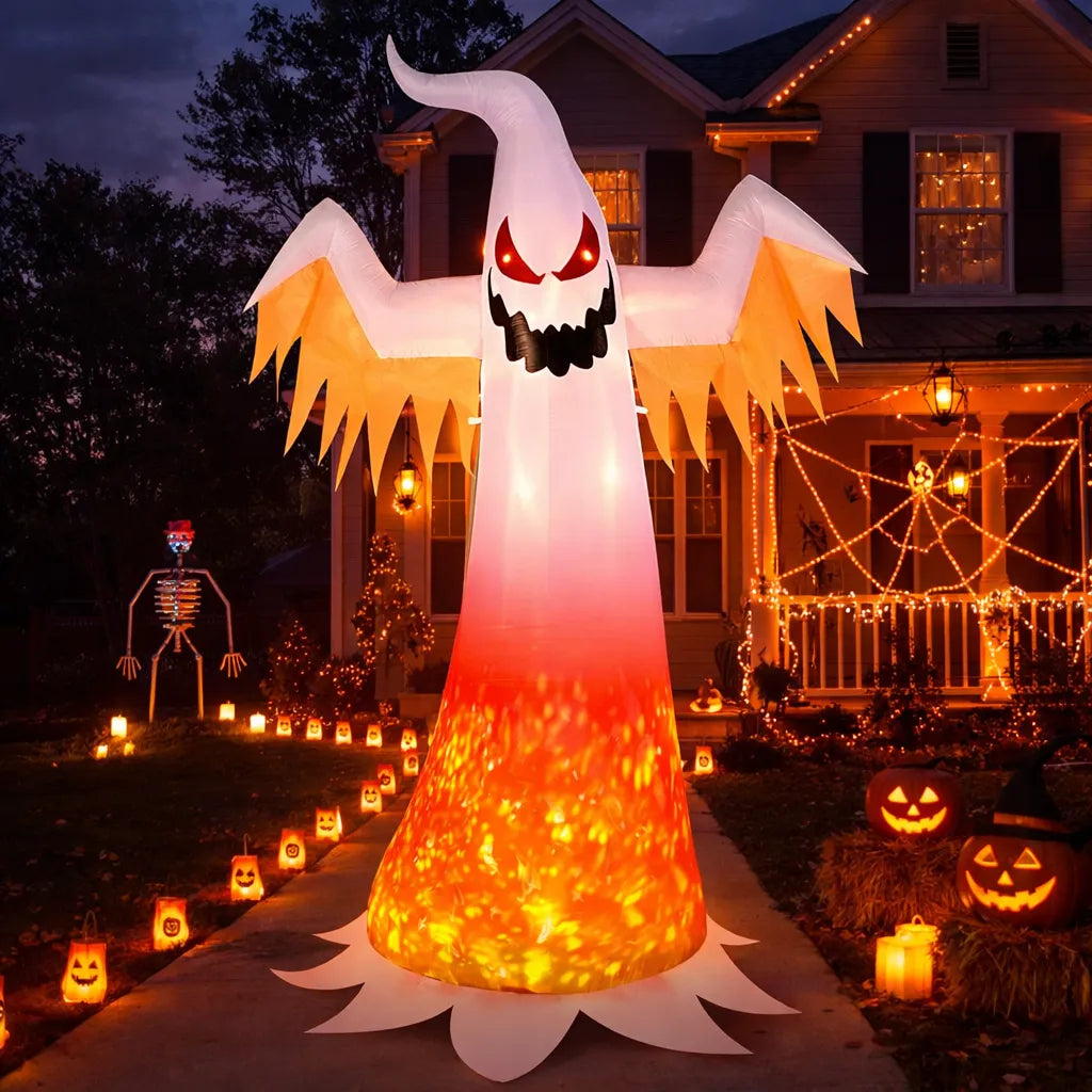 Fantôme Gonflable Lumineux Halloween