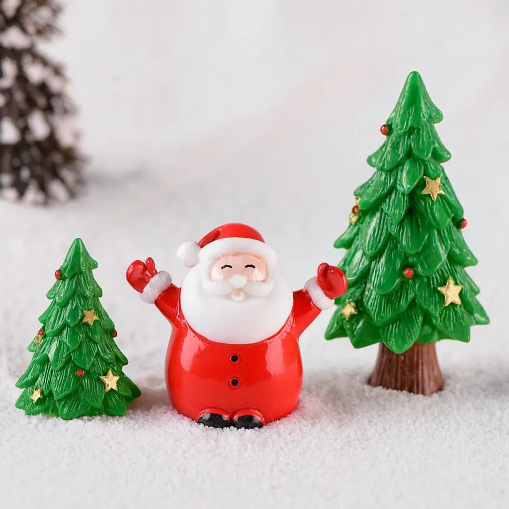Figurine Père Noël Joyeux Mignon