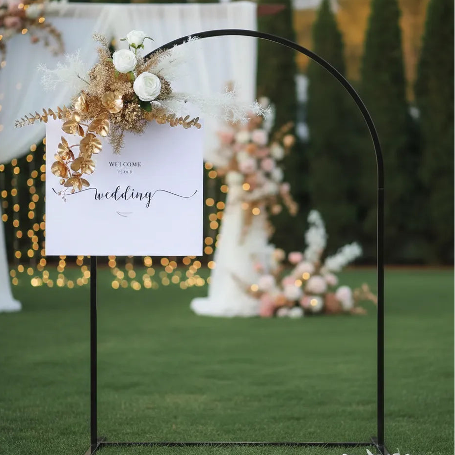 Fleurs Dorées pour Arche Mariage