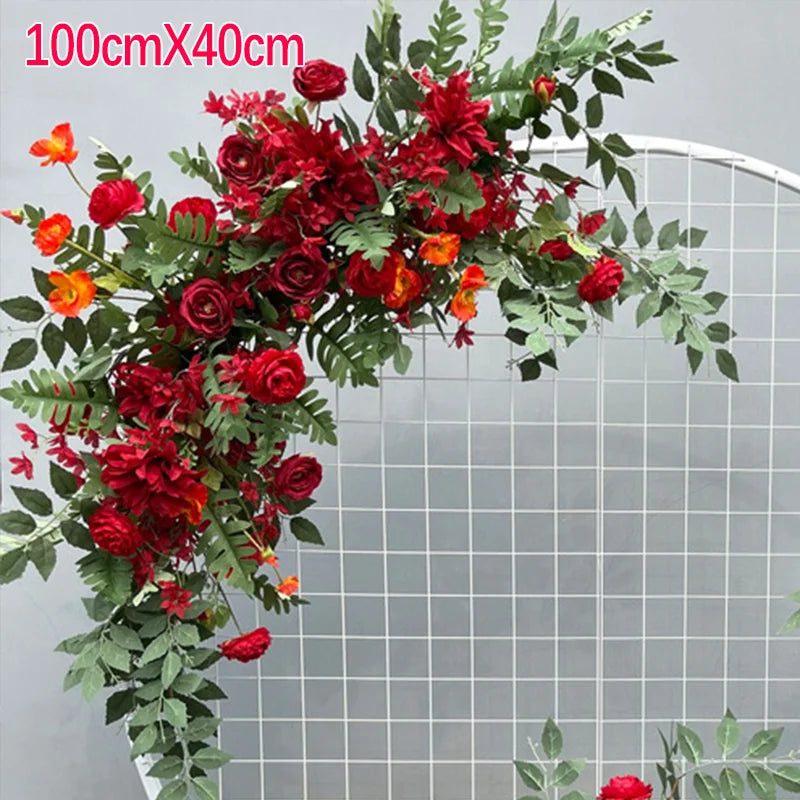 Fleurs Rouges Romantiques Pour Arche chic