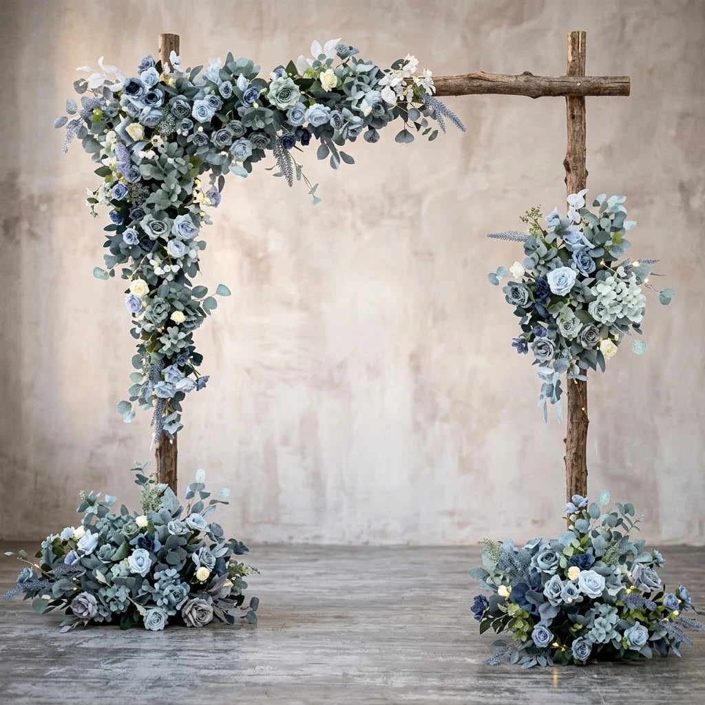 Fleurs de Roses Bleues pour Arche 