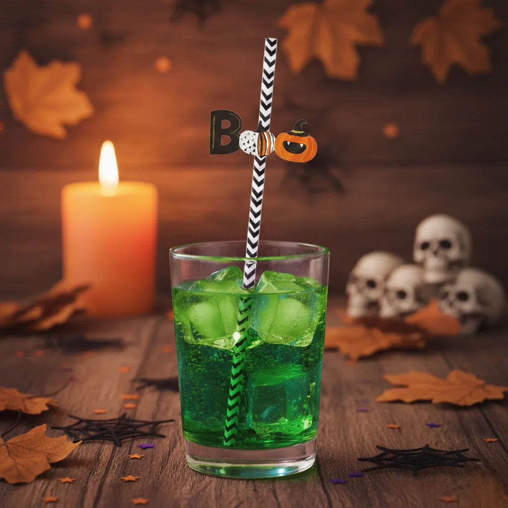 Paille Halloween BOO