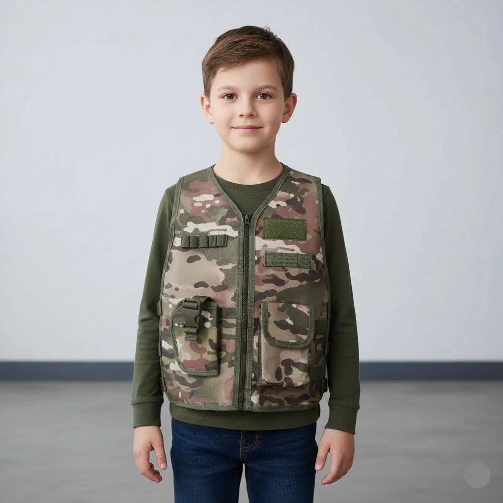 Gilet Camouflage Enfant