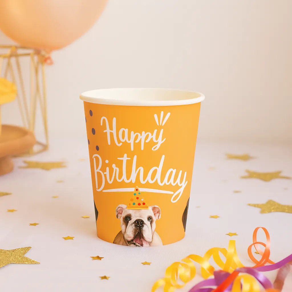 Gobelet Happy Birthday Chien