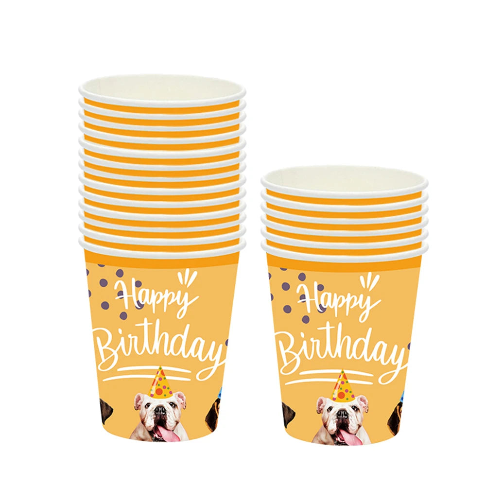 Gobelet Happy Birthday Chien