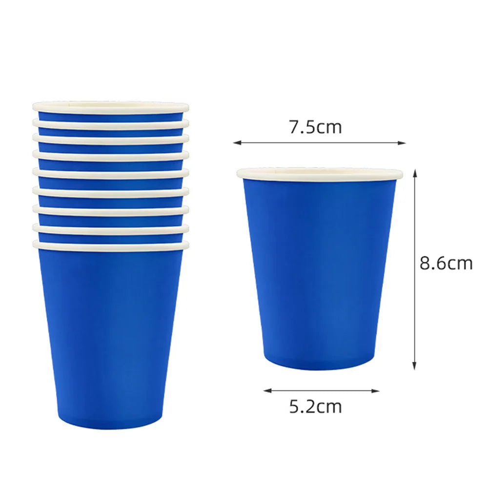 Gobelet Jetable Bleu Foncé Pratique