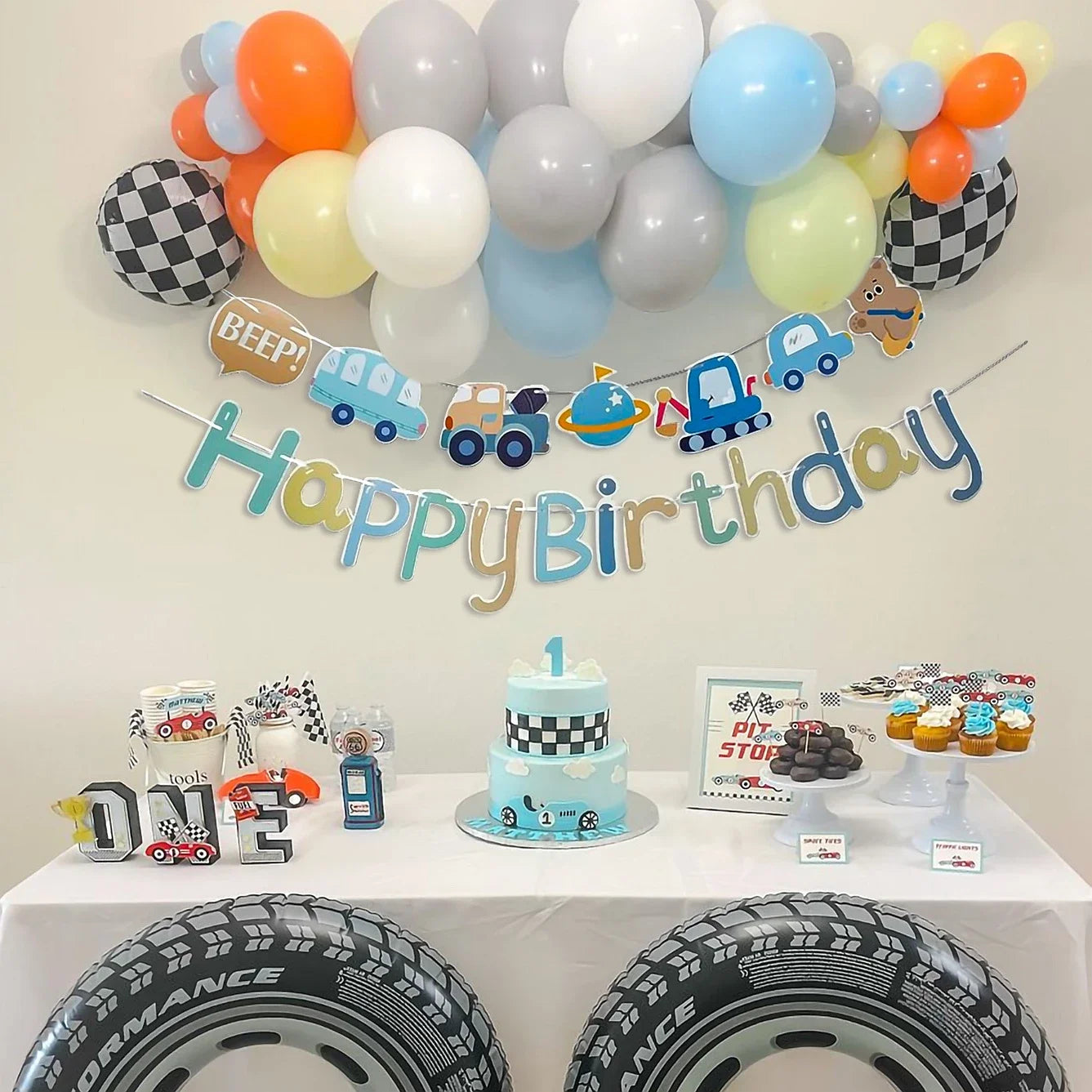 Guirlande Anniversaire Bébé Kawaï