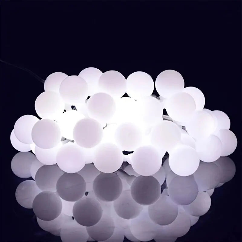 Guirlande Blanc Froid Solaire Minimaliste