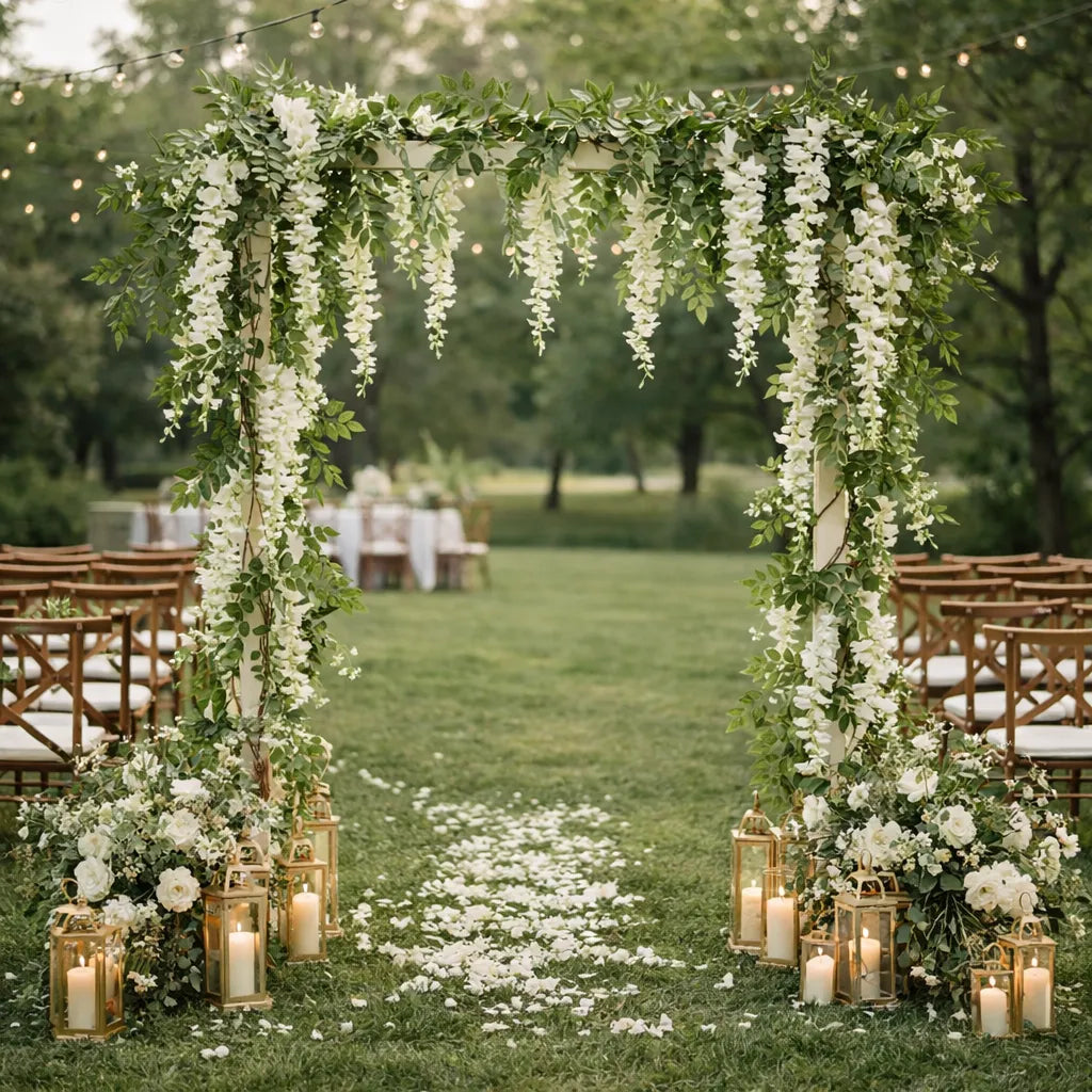 Guirlande De Feuillages Pour Arche Mariage