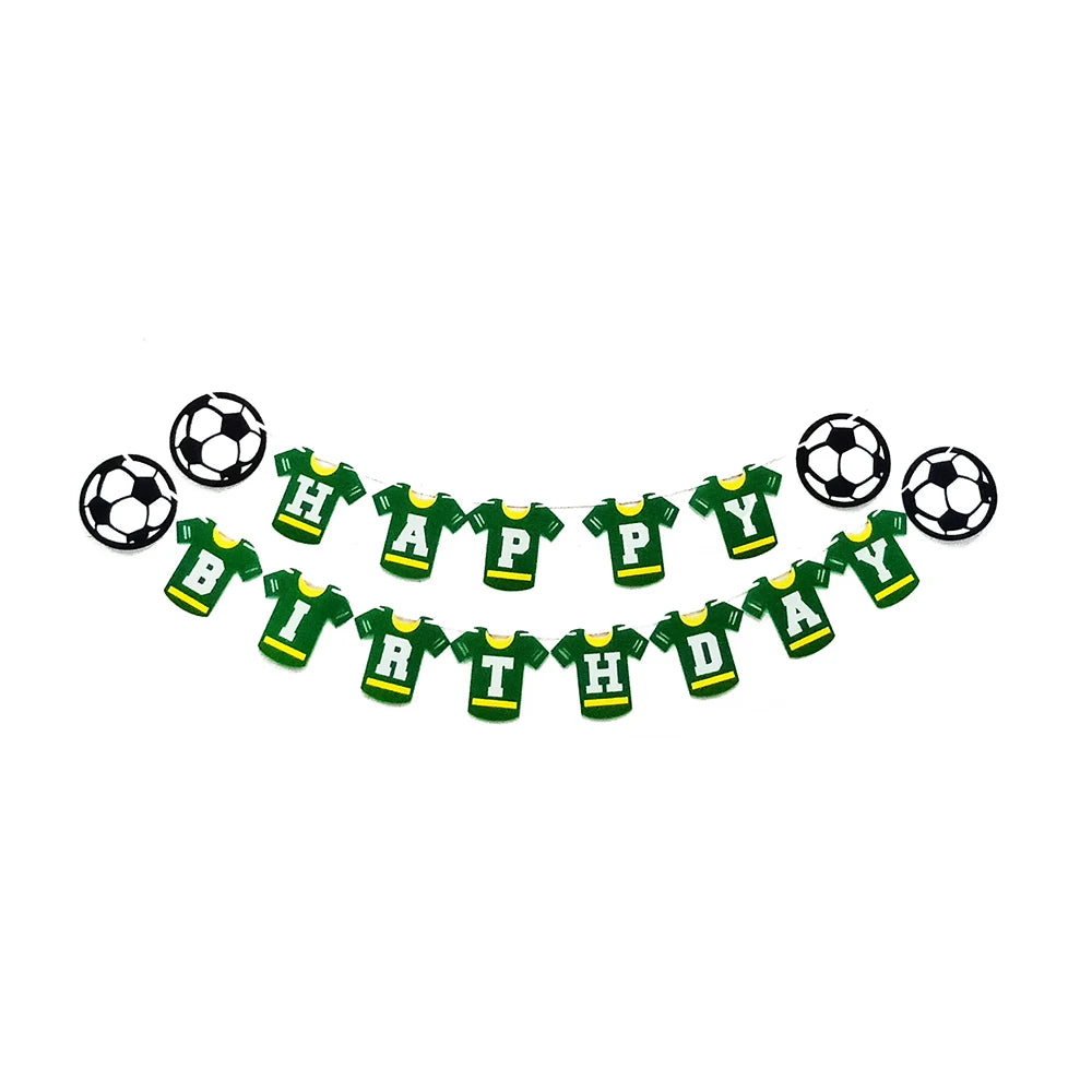 Guirlande Football Happy Birthday  Originale