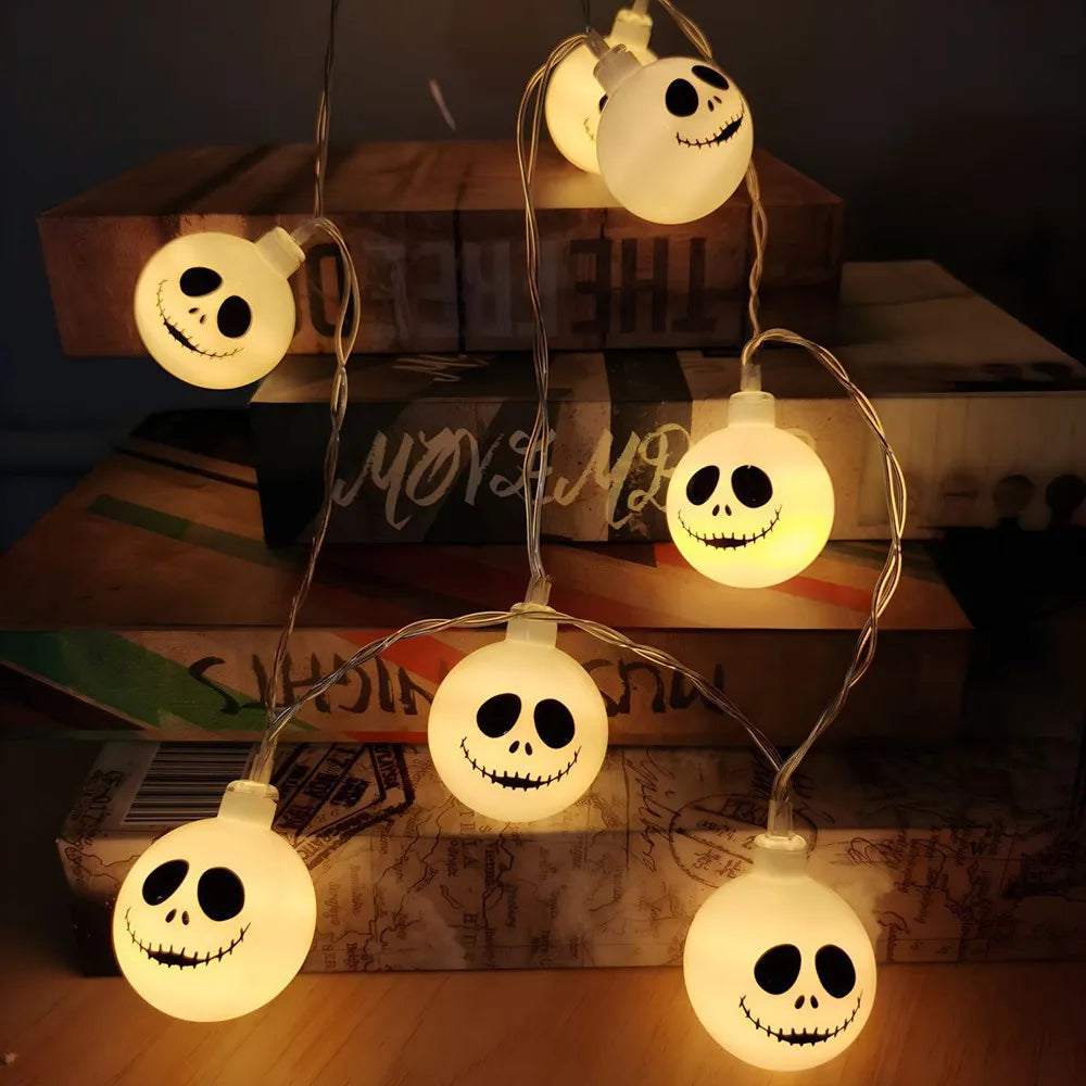 Guirlande Halloween Boules Fantôme