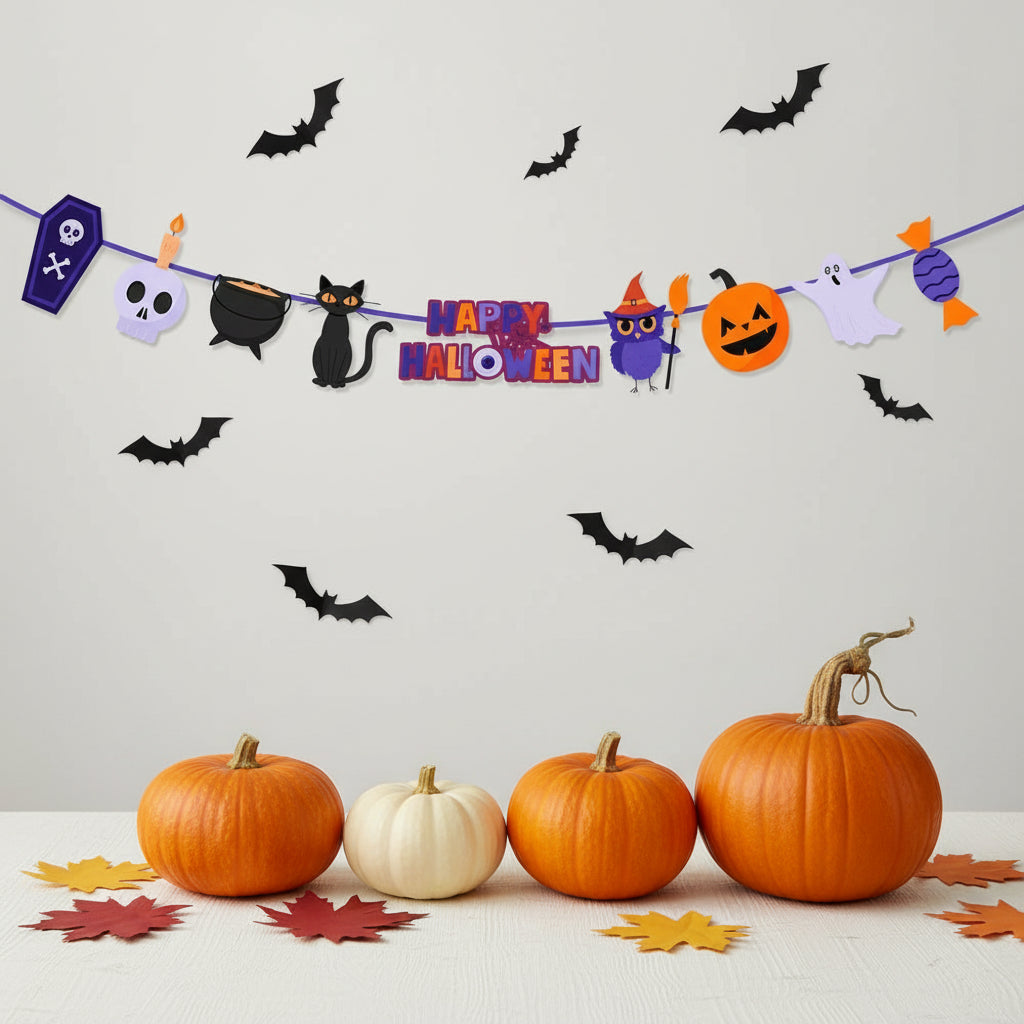 Guirlande "Happy Halloween" Décorative