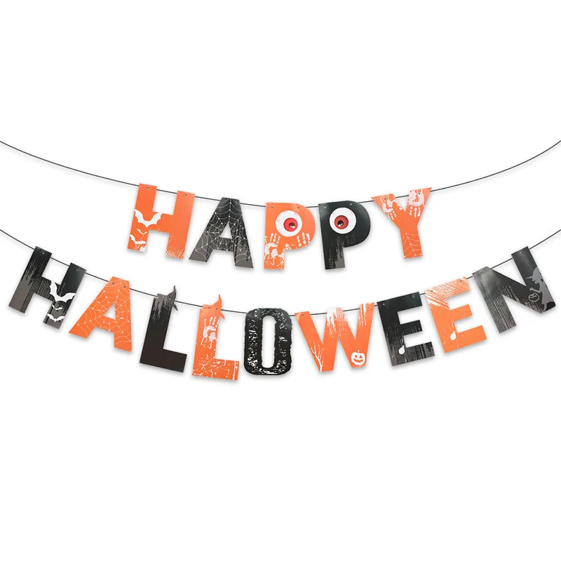 Guirlande Happy Halloween Épurée Design