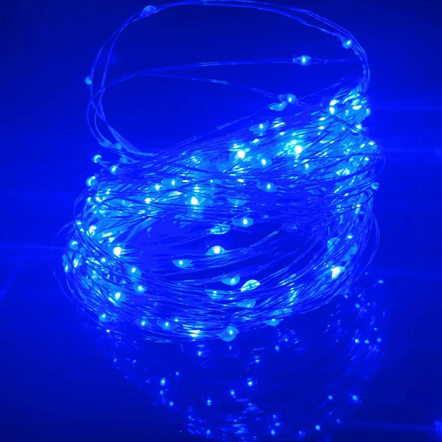 Guirlande Lumineuse Bleue Sapin élégante 