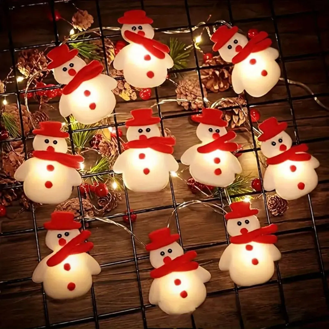 Guirlande Lumineuse Bonhomme De Neige