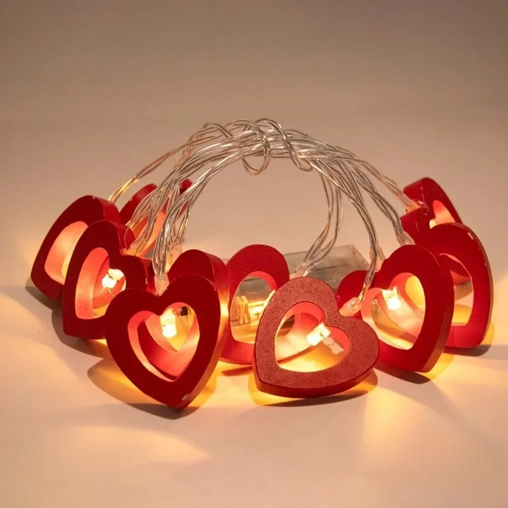 Guirlande Lumineuse Cœur Rouge Chic