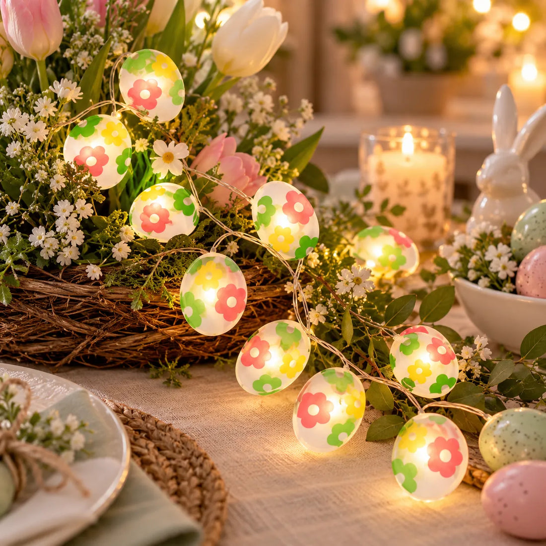 Guirlande Lumineuse Déco Pâques unique
