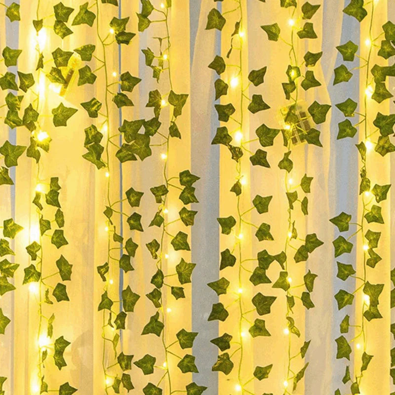 Guirlande Lumineuse Feuilles de Vigne Design