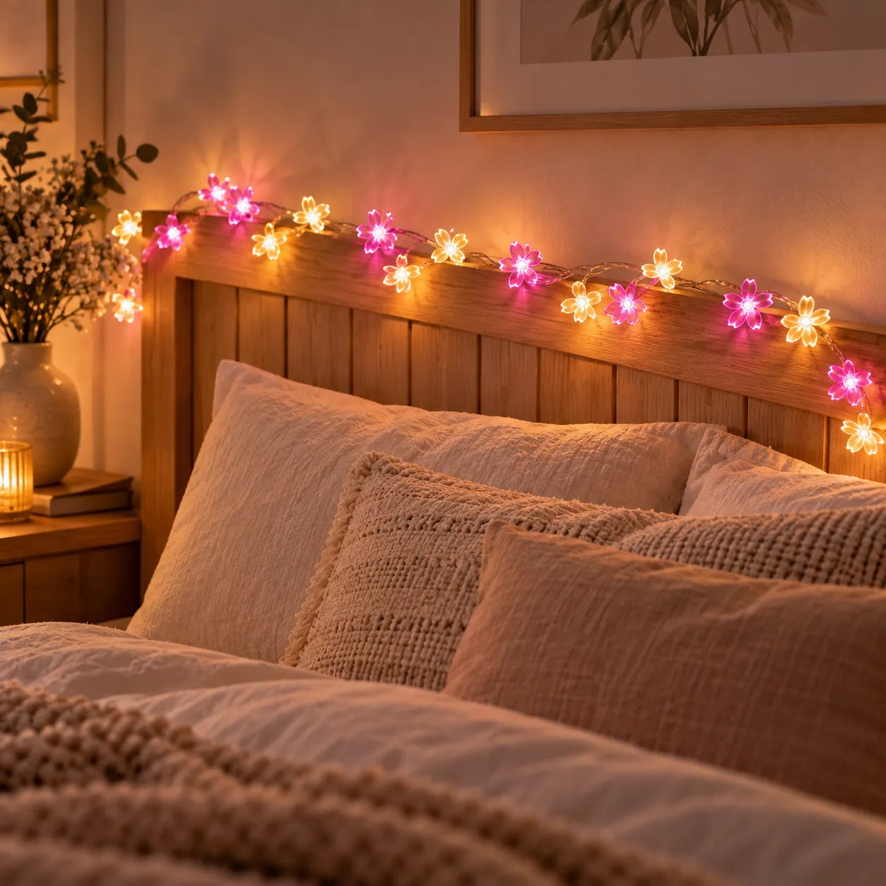 Guirlande Lumineuse Fleurs de Cerisier Jolie