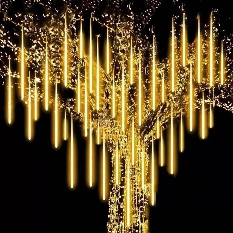 Guirlande Lumineuse LED Pluie Blanc Chaud