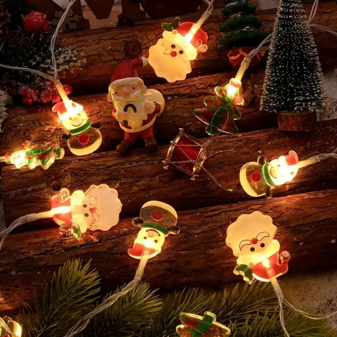Guirlande Lumineuse Père Noël tendance