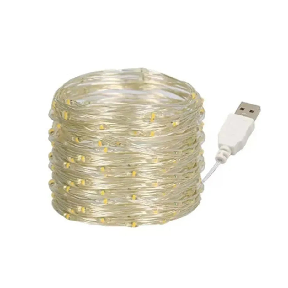 Guirlande Lumineuse Sapin Blanc Chaud Flexible 