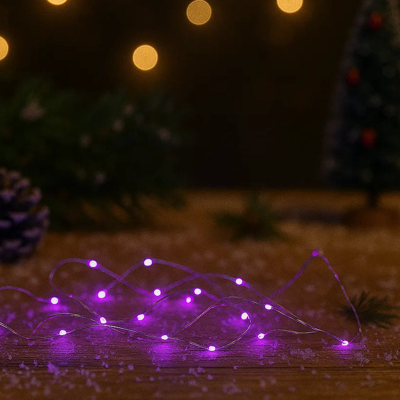 Guirlande Lumineuse Sapin Violet