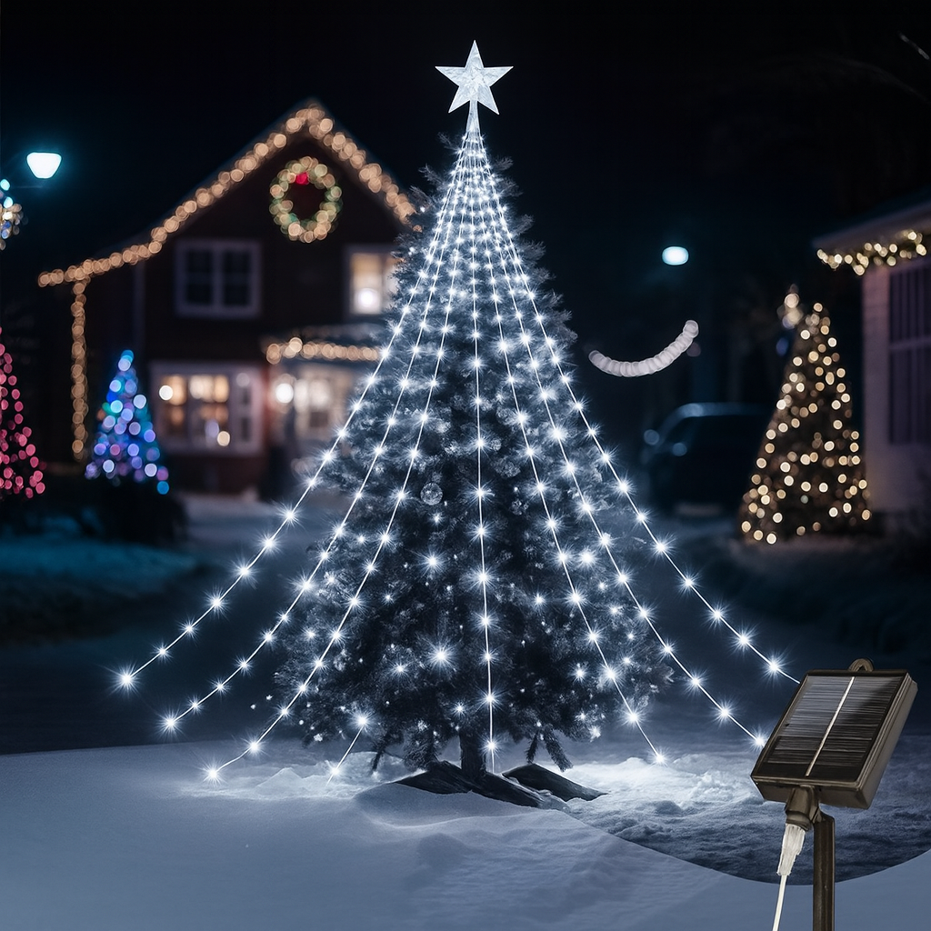 Guirlande Lumineuse Étoile Blanc Froid