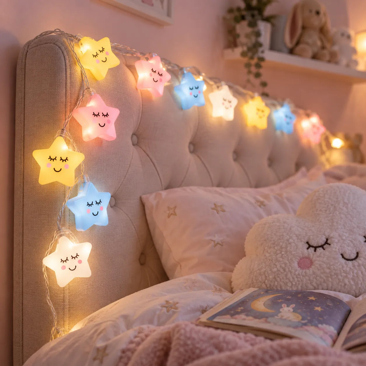 Guirlande d’Etoiles Lumineuses Harmonieux