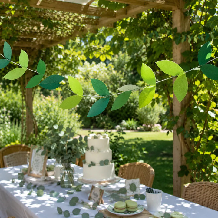 Guirlande de Feuilles en Papier 