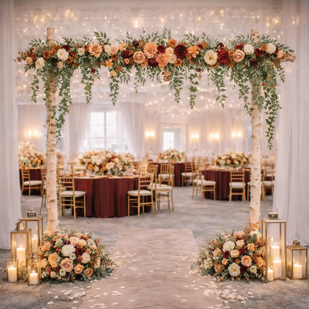 Guirlande de Fleurs Décorative d’Arche Mariage