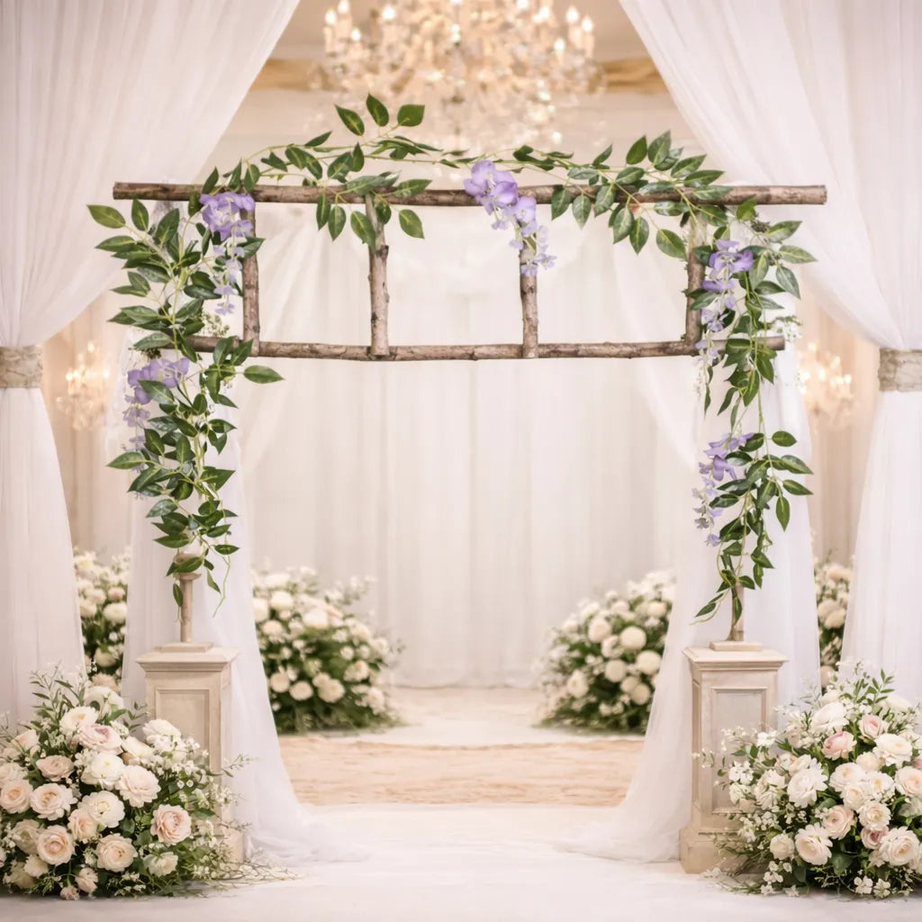 Guirlande de Glycine Artificielle Arche Mariage