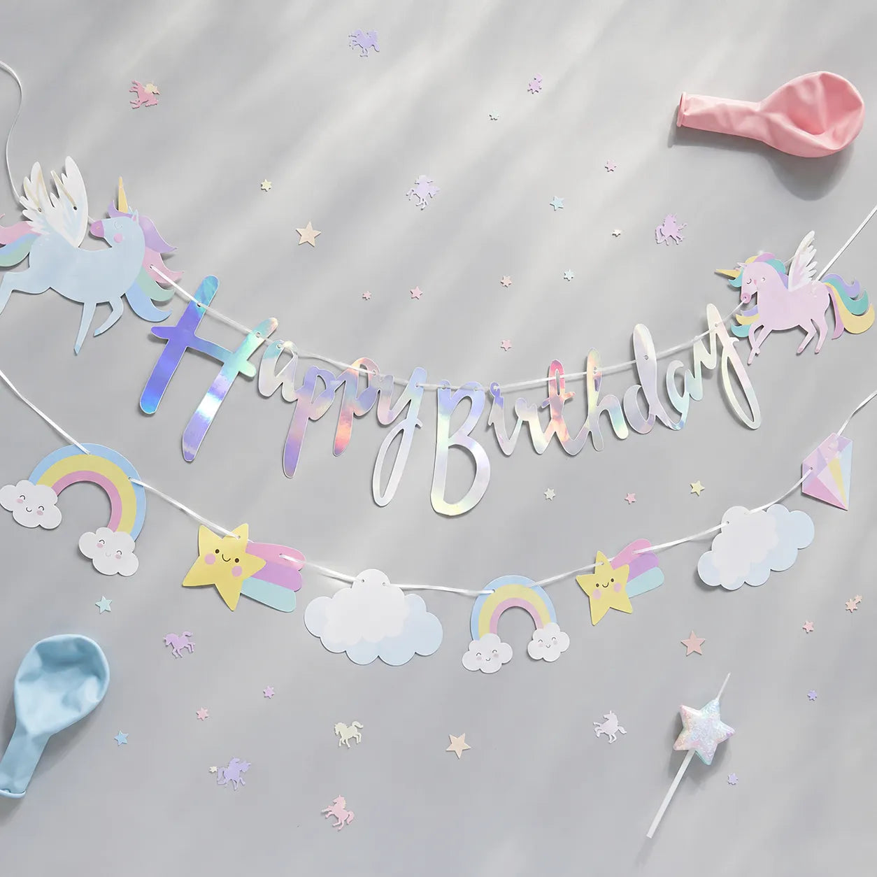 Guirlandes Anniversaire Licorne