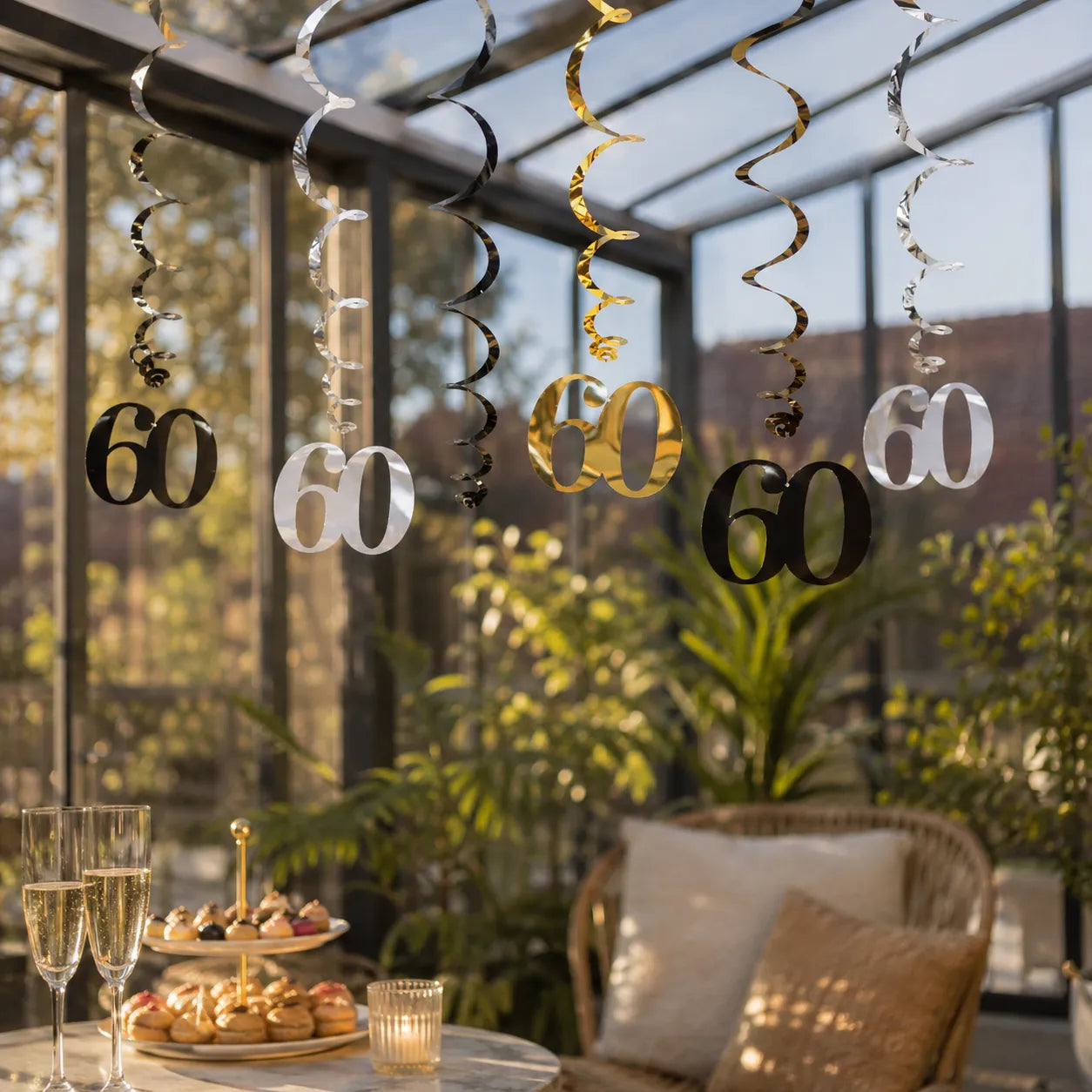Guirlandes Anniversaire Suspendues 60 Ans