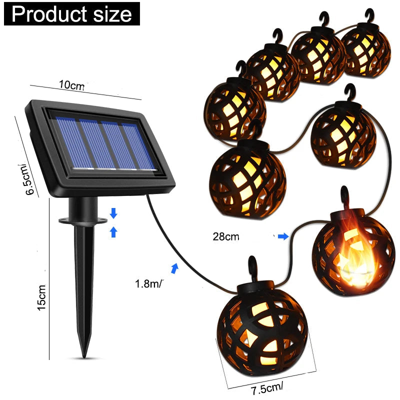 Guirlande De Boules Design Solaire