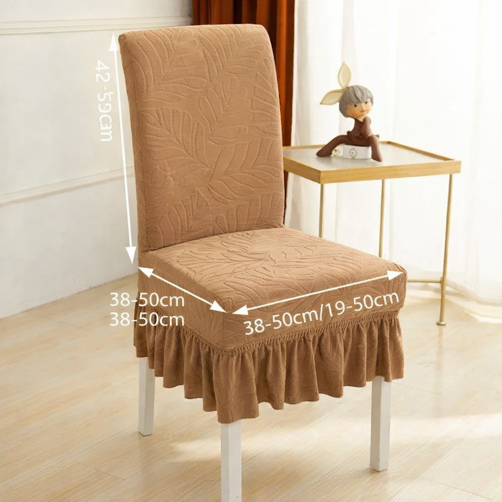 Housse de Chaise Mariage Epaisse Marron Dimensions