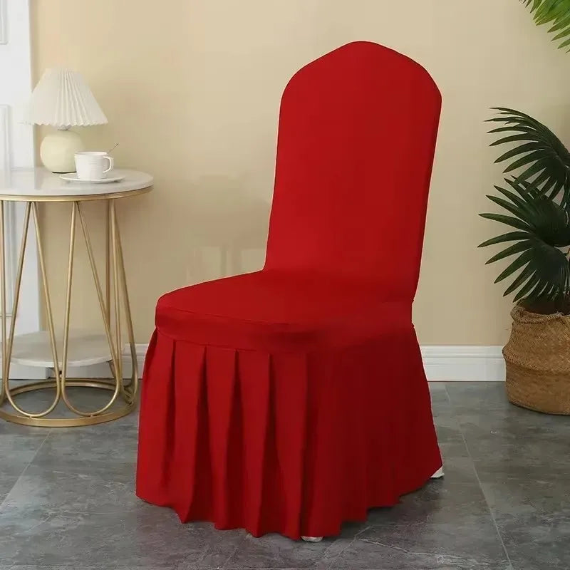Housse de Chaise Mariage rouge Elégant