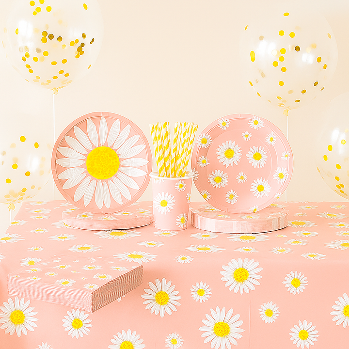 Kit Jetable Fleuri Rose