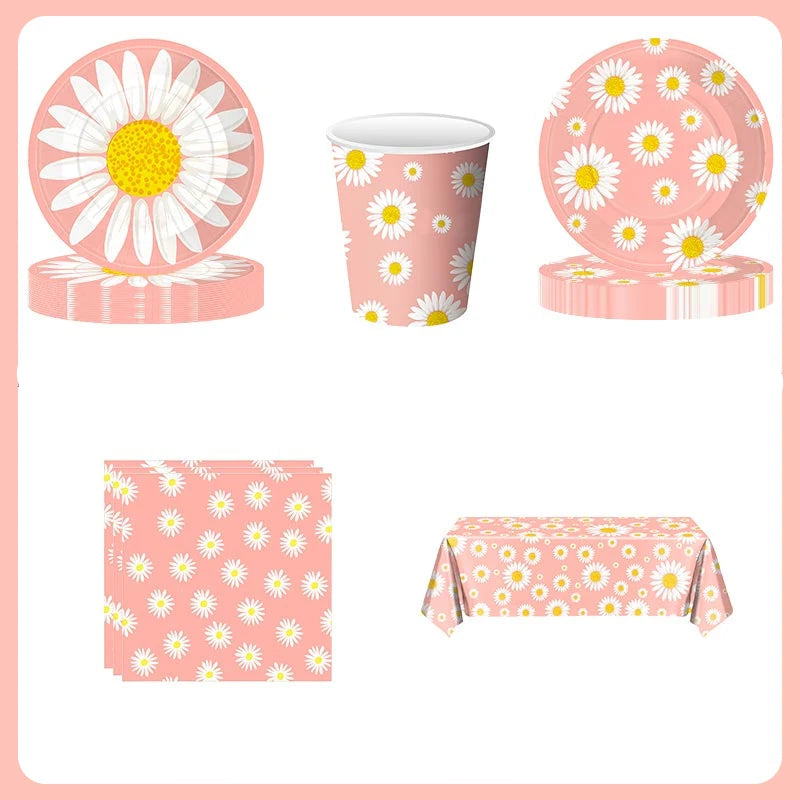 Kit Jetable Fleuri Rose
