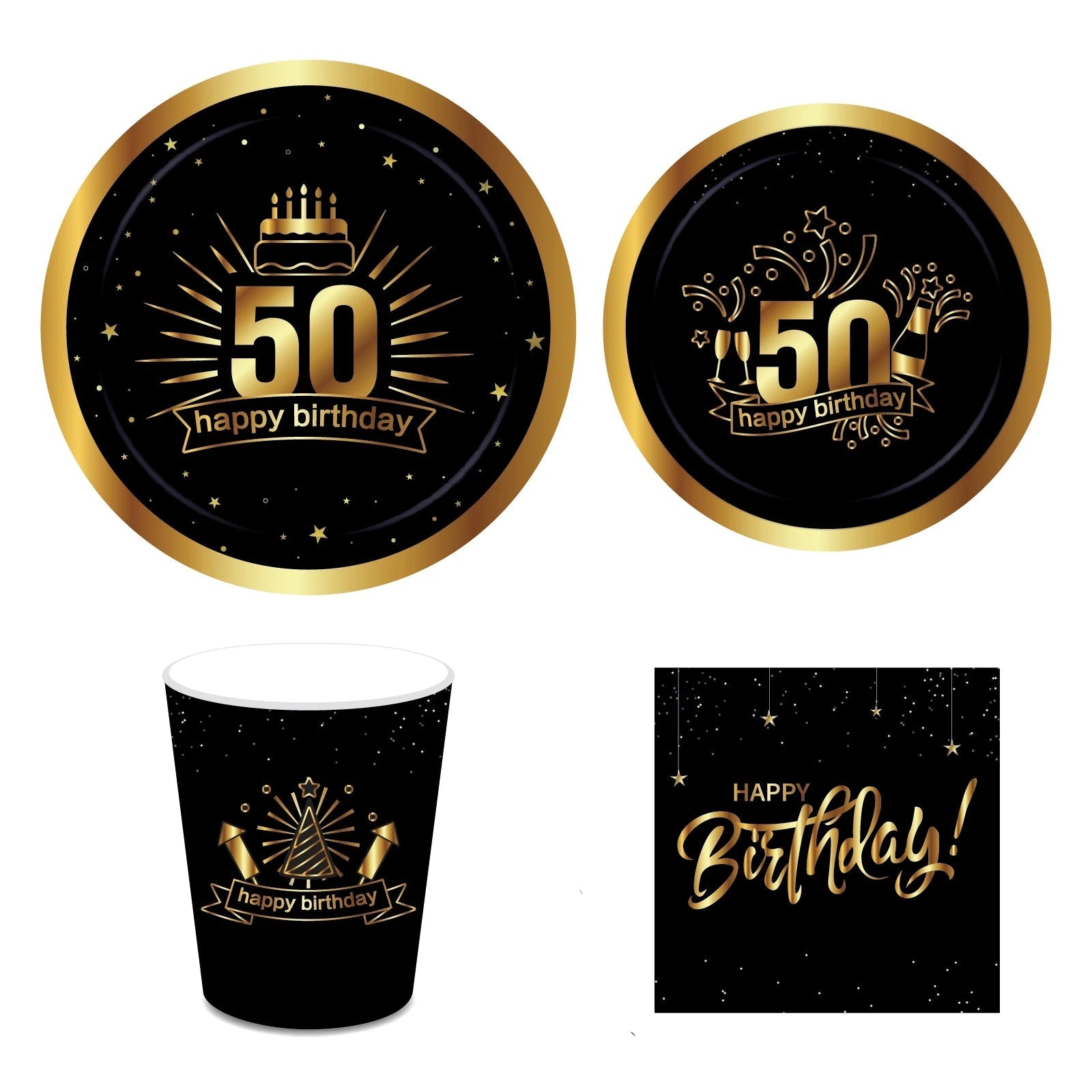 Kit Vaisselle 50 Birthday