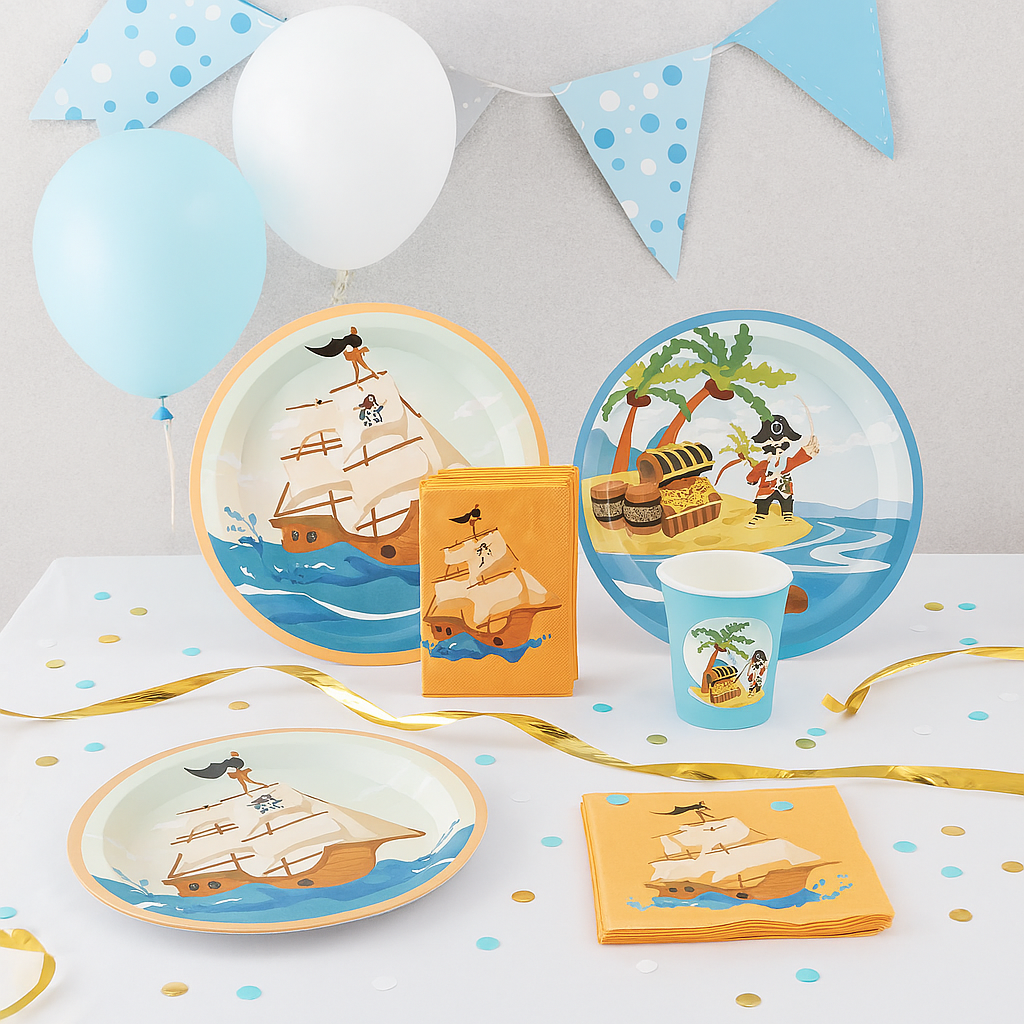 Kit Vaisselle Bateau Pirate