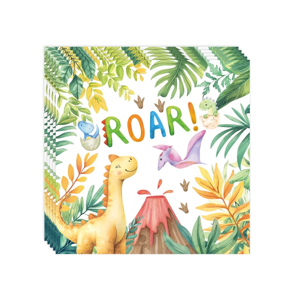 Kit Vaisselle Happy Birthday Dinosaure Unique