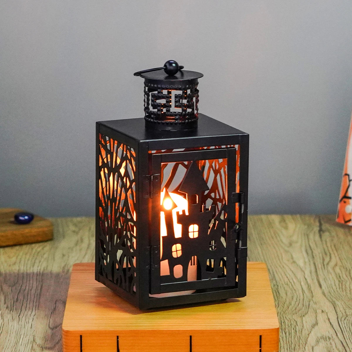  Lanterne Halloween en Fer design