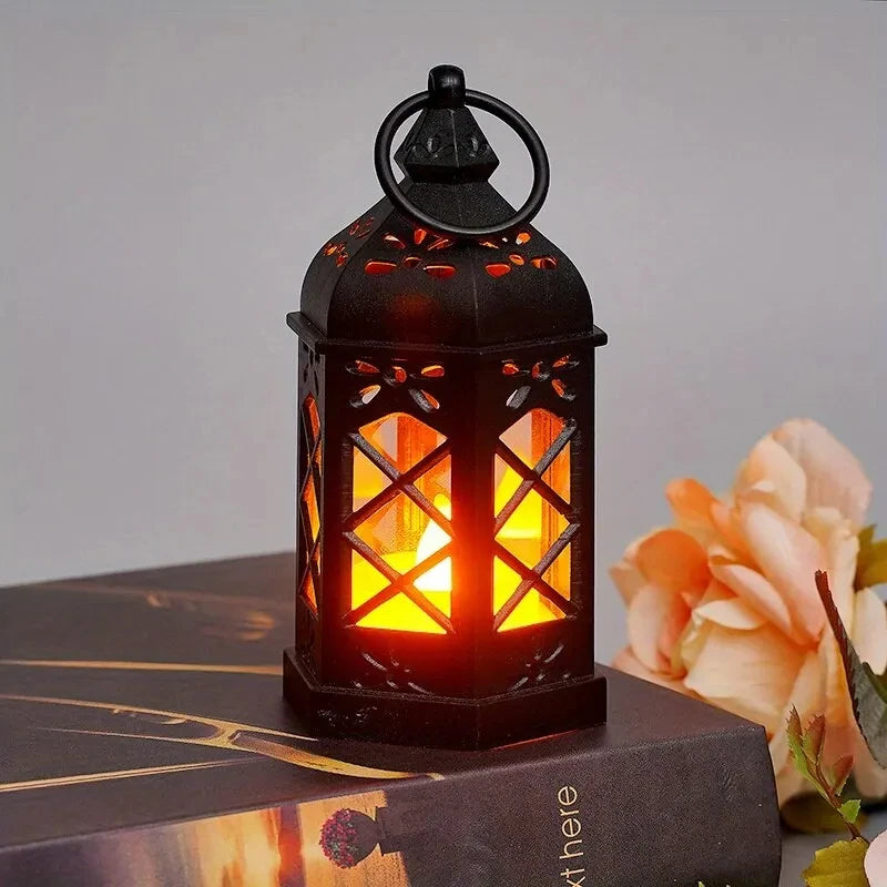 Lanterne Noël Noire Classique