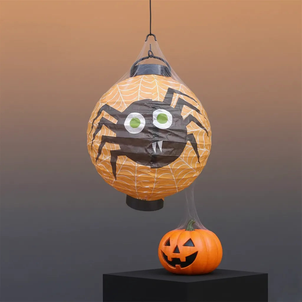 Lanterne en Papier Araignée Amusante